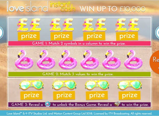 love island bingo 22 free spins